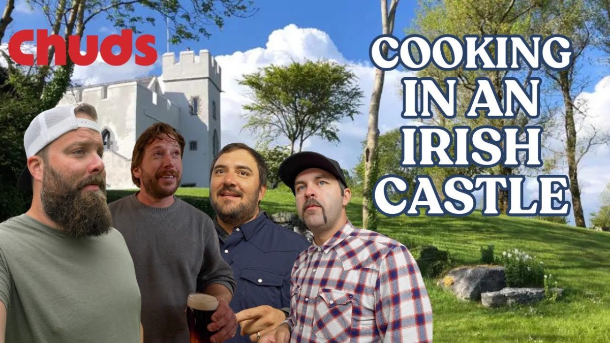 Steak Cooked In a Fireplace… In a Castle! | Chuds BBQ