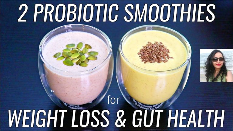2 Probiotic Smoothie Recipe | Smoothie Recipes For Weight Loss & Gut Health | Probiotic Smoothies