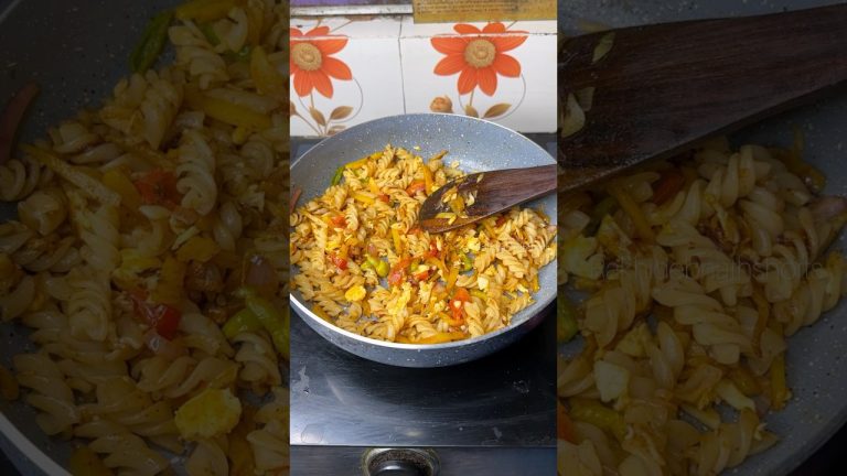 এক মসলার পাস্তা🤤কি এমন এক বাটি পাস্তা হলে কেমন হয় বলতো 😋 #food #shorts