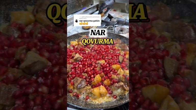 Nar qovurma😋🤌 #food #cheffingskills #meat #cheffing #seafood #cheflif #fish #cheff #foodie