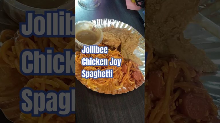 Jollibee Chicken Joy Spaghetti #food #cooking #recipe