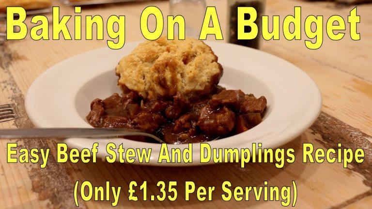 Easy Beef Stew And Dumplings Recipe.