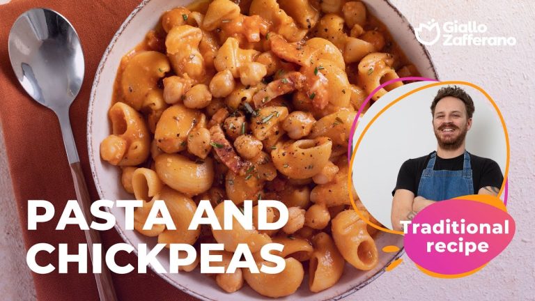 PASTA and CHICKPEAS – the TRADITIONAL RECIPE ❤️😍
