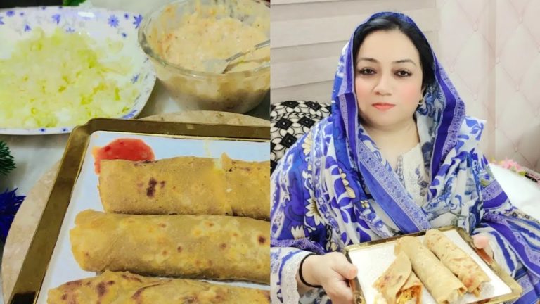 Chicken Paratha Roll Recipe | Chicken Mayo Roll | Chicken Tikka Paratha Roll