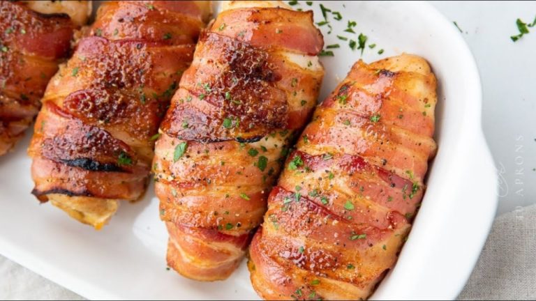 Bacon Wrapped Chicken Recipe/Chicken Wrapped In Bacon/ How To Make Bacon Wrapped Chicken In Oven