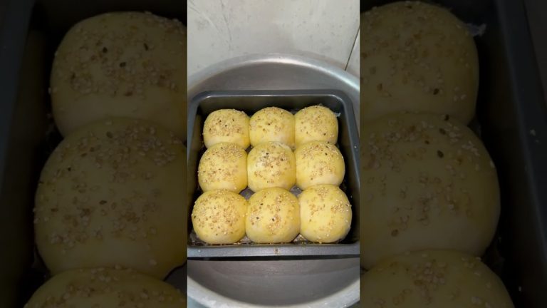 Burger Buns Recipe | Sliders Recipe #tfskitchen #shortsfeed #burgerbuns #slider #viral #trending