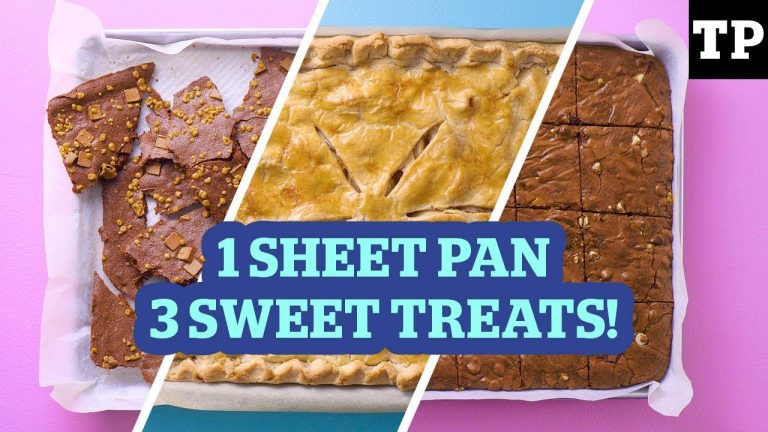 1 sheet pan, 3 easy baked dessert ideas | Eats + Treats