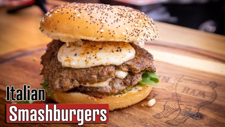 Italian Smashburgers van de BBQ – NasQ BBQ