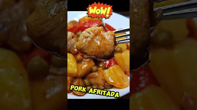 Cook Afritada with a Twist Using Pork!  Amazingly Delicious and Easy to Cook!