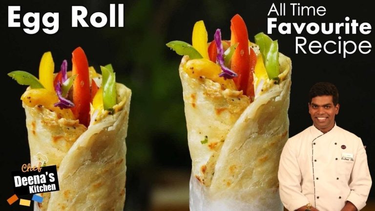 Egg Roll Recipe in Tamil | Muttai Roll | Egg Snack Recipes in Tamil | CDK 466 | Chef Deena's Kitchen