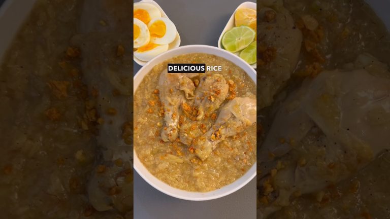 Easy Filipino Chicken Arroz Caldo Recipe | Rice Porridge | Simple One Pot Recipe