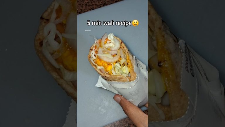 Lazy Paneer Roll Recipe #shorts