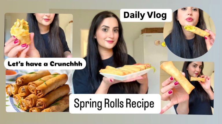 Let’s have a Crunch |Spring roll recipe || Daily Vlog ||