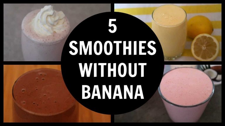 5 Easy Smoothie Recipes Without Banana