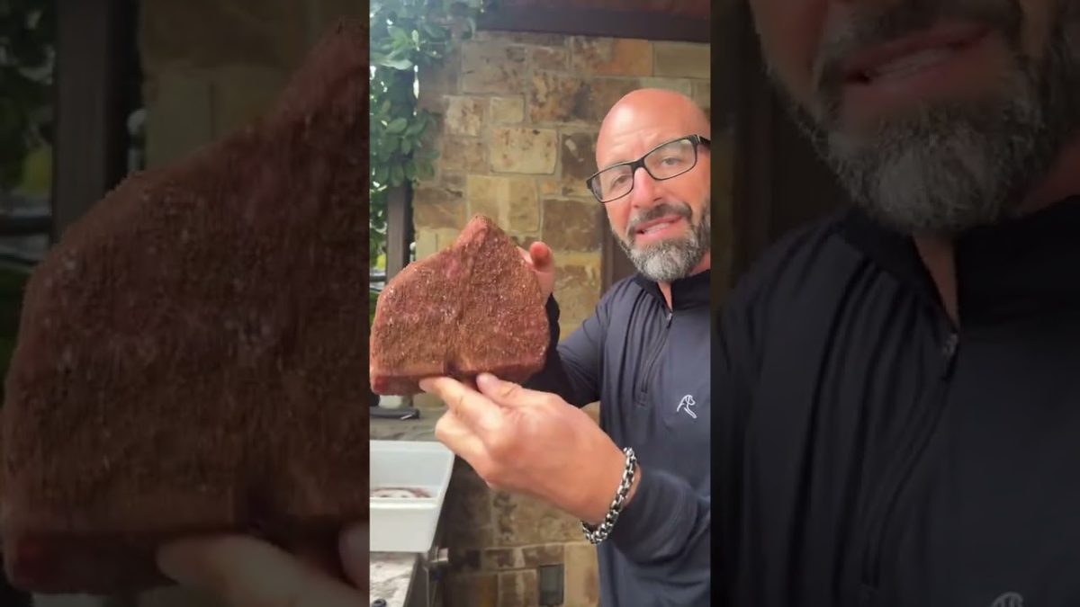 3-inch thick birthday steak 🥩🎈