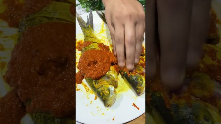 Grilled Fish ASMR | #shorts #asmr #asmrvideo #asmrsounds #food #recipes #cooking #indianasmrworld