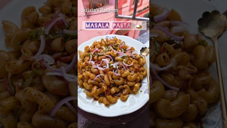 Masala Pasta Recipe।।Instant pasta at home #viralvideo #viral #shorts #ytshorts #pasta #masalapasta