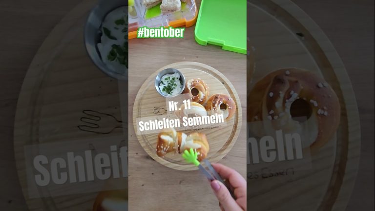 #bentober Nr. 11 Schleifen Semmel #brotdose #lunchbox #youtubecreatorcommunity