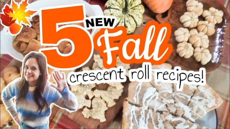 The 4th one is my FAVORITE Y'all! 🍁 FIVE Fall Crecent Roll Recipes you've got to make this Season!
