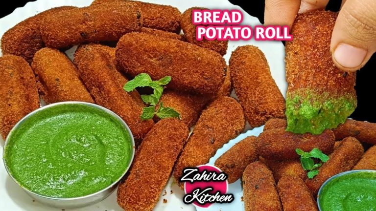 Bread potato Roll Recipe | Very Tasty Potato Bread Roll Recipe | Zahira Kitchen