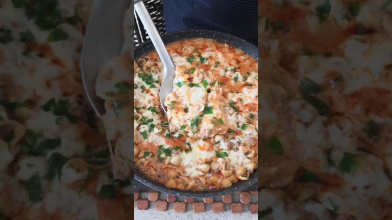 One Pot Creamy beef pasta أسهل و اسرع باستا وردية باللحم #shorts #pasta #معكرونه #easypastarecipe