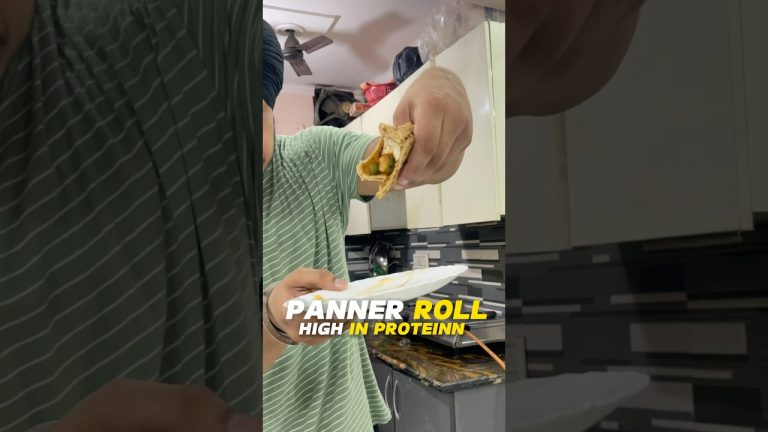 Panner roll at home | #shorts #food #gym