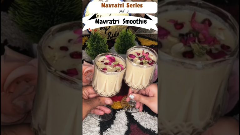 Navratri Smoothie #navratrispecial #smoothie#trending#healthy#ytshorts #proteinsmoothie #deepstadka