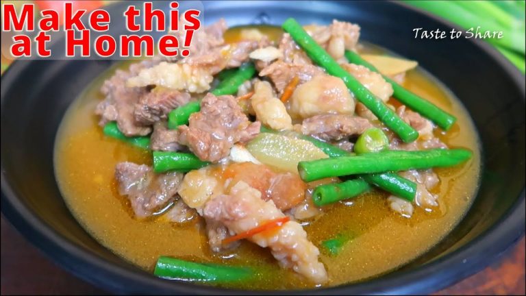 Ulam sa Tag-ulan❗ Classic Filipino BEEF Soup recipe is So Delicious💯👌 you have to make at home