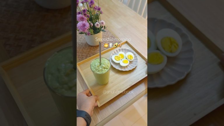 Avocado smoothie morning- breakfast smoothie #smoothie