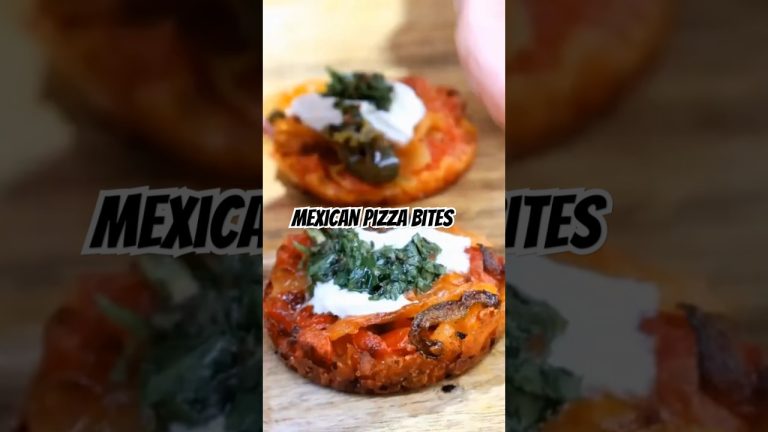 Mexican Pizza Bites | Shrimp & Beef