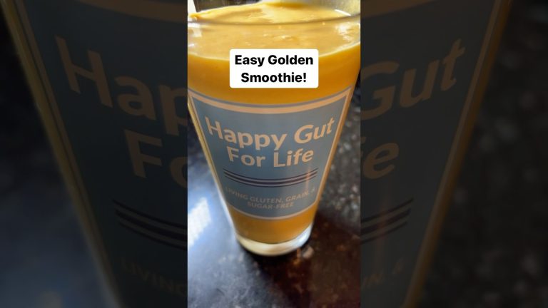 Transform Your Morning with This Golden Smoothie Recipe! 🌞