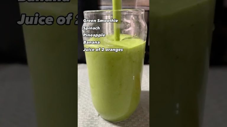 Green Smoothie that actually taste good – I promise you #greensmoothierecipe #greensmoothie