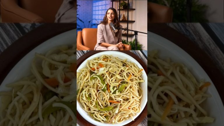 Tripti Dimri's Hakka Noodles Obsession  #youtubeshorts #triptidimri #noodles @Curryspicesofficial