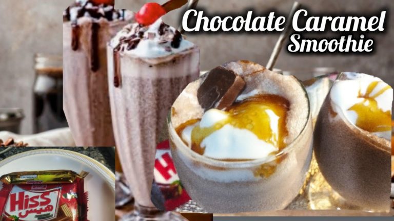 Creamy Hiss Chocolate Caramel  Smoothie Recipe | Yummy Bliss