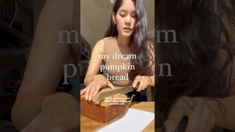 Making my perfect pumpkin bread!