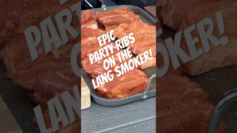 Epic Party Ribs on the Lang Smoker!