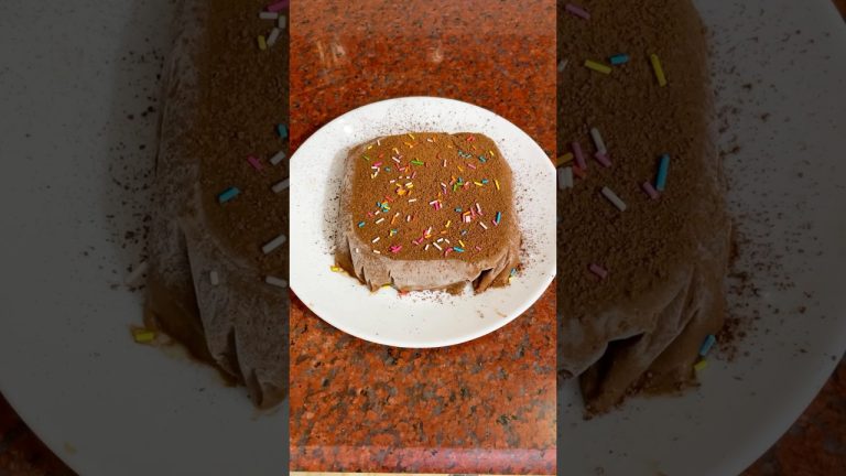 2 ingredients dessert for father-in-law #shorts #dessert #chocolate #chocolatemousse #cake #food