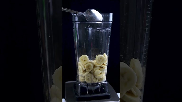 banana milk oats smoothie #SHORTS #ASMR