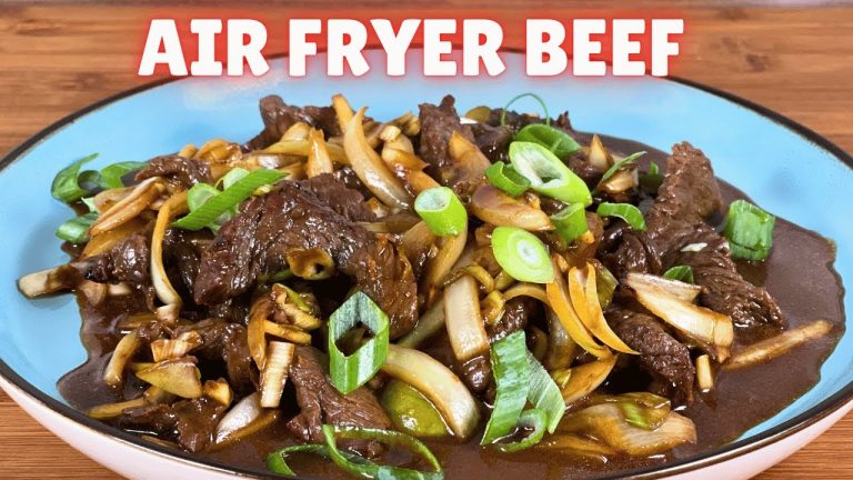 Easy AIR FRYER Recipe | Beef And Onion Stir Fry