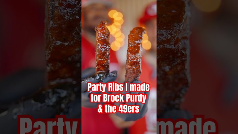 Party Ribs for Brock Purdy & the 49ers @chucksflavortrain #partyribs @49ers #bbqribs #tftibbq