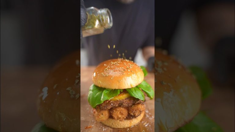 Pomorello Chicken Burger 🍔 #food #cooking