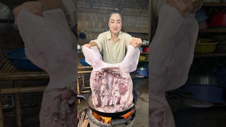 Yummy braised pork with country style