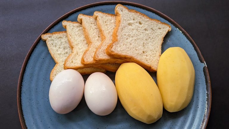 It’s so Delicious! Easy Healthy Breakfast ideas. Simple and Quick Recipe. Easy Egg Bread Hack.