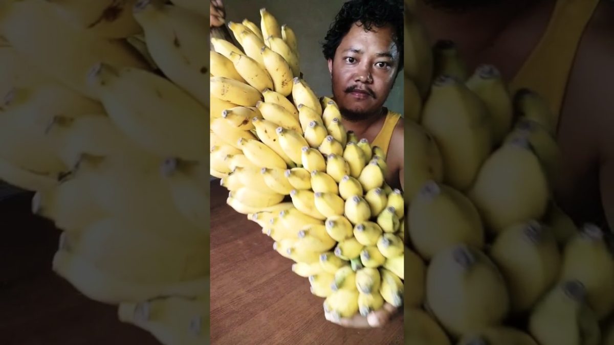 Simple home made banana and milk sake #shortsvideo #food #reels