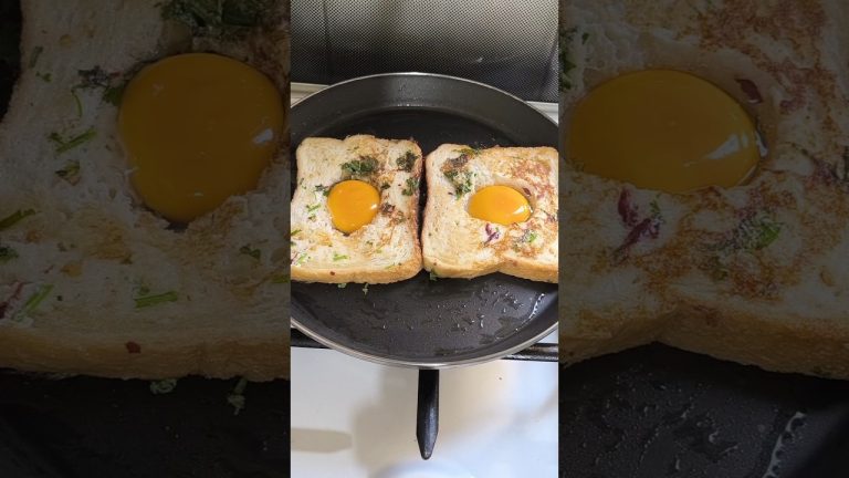 Just add Egg with Bread! It’s so delicious #shorts #recipe