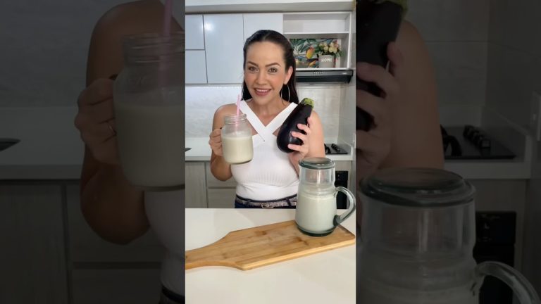 Jugo de berenjena, el resultado es una bomba #parati #receta #sabor #recetas #jugos #yummy #cocina