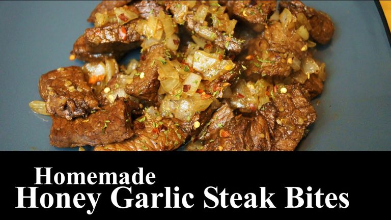 Homemade Honey Garlic Steak Bites | Beef Recipe | BEEF | STEAK BITES | The Southern Mountain Kitchen