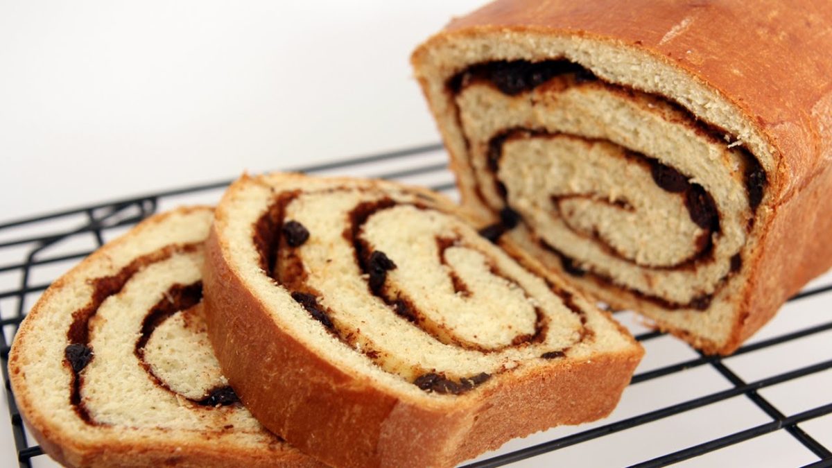 Homemade Cinnamon Raisin Bread Recipe – Laura Vitale – Laura in the Kitchen Episode 659