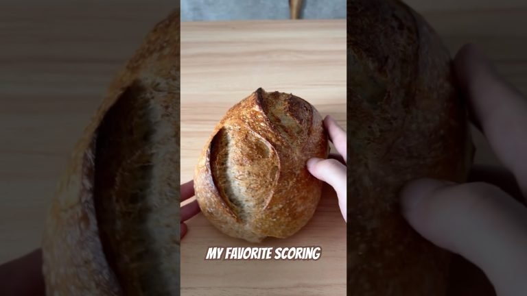 My favorite sourdough scoring #shorts