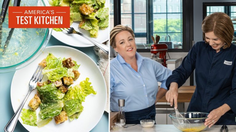 The Ultimate Classic Caesar Salad for Two | America’s Test Kitchen (S24 E6)